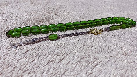 Arpa Kesim Yeşil Damla Model Sıkma Kehribar MTKST014