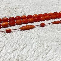 Kırmızı Sarı Tonlara Hakim Usta işi Sıkma Kehribar MTKST019