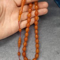 Ahmet Damar Atölye işi Osmanlı Sıkma Kehribar MTKST63