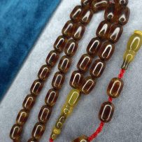 FARKLI İMAME İŞÇİLİKLİ MAHMUD ZEYZUN USTA İMZALI KEHRİBAR TESBİH MTKST82