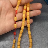 Reşat Bozyel Usta işi Dama Kehribar Tesbih MTKST62