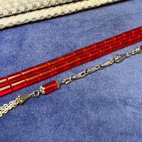 Pembe & Kırmızı Tonlarında Kesme Ateş Kehribar MTKST119