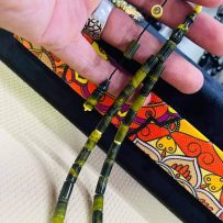 Sıkma Kehribar Hareli Tesbih ( 1088 )