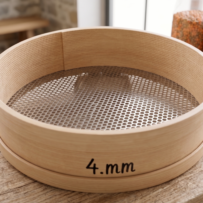 Ahşap Delikli Sac Elek – Kalbur 4MM