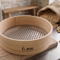 Ahşap Delikli Sac Elek – Kalbur 6 MM