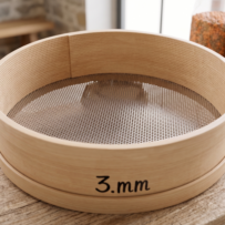 Ahşap Delikli Sac Elek - Kalbur 3MM