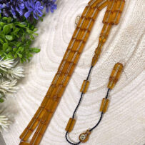 Sarı Kesme Simli Kehribar ( 1067 )