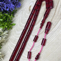 Kırmızı Ateş Kesme Kehribar ( 1068 )