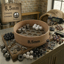 Ahşap Delikli Sac Elek – Kalbur 8,5 MM