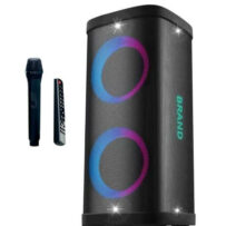 D18 Taşınabilir Kablosuz Bluetooth Hoparlör Siyah